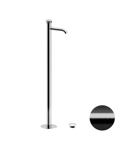 Смеситель для раковины Element ET18CFP цвет Черный брашированный хром Remer