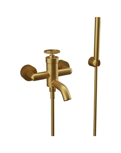 Смеситель для ванны Chrono CH02BG цвет Золото брашированное Remer