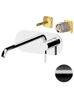 Смеситель для раковины Metrica MC15KBCFP цвет Черный брашированный хром Remer