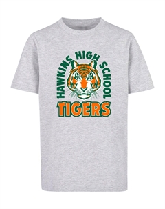 Рубашка Stranger Things - Hawkins Arch Tiger, серый Absolute cult