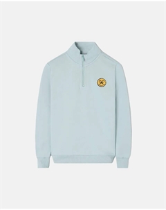 Детская толстовка с молнией smile, голубой Silbon