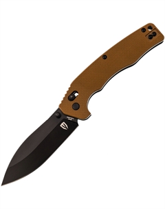 Складной нож ns-01 thumb stud, сталь VG-10, рукоять G10, койот Obertech