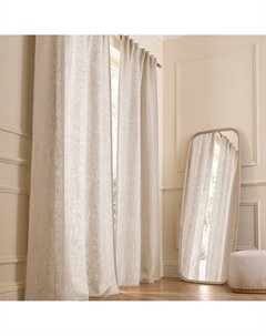 Штора из плотной льняной ткани скрытые петли Cedal бежевый Am.pm.