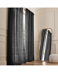 Штора из плотной льняной ткани скрытые петли Cedal серый Am.pm.