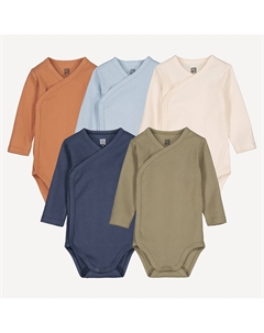 Комплект из 5 боди для новорожденных с длинным рукавом другие La redoute collections