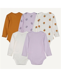 Комплект из пяти боди с длинными рукавами другие La redoute collections