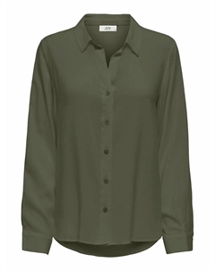 Рубашка струящаяся зеленый Jdy