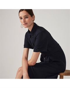 Платье-рубашка из меланжа лиоцелл ленOPHELIE каштановый La redoute collections