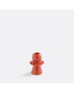 Подсвечник из керамики В10 см Greta оранжевый La redoute interieurs