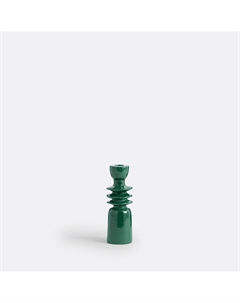 Подсвечник из керамики В18 см Greta зеленый La redoute interieurs