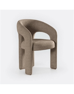 Стул с обивкой из шеннила каштановый So'home