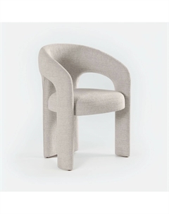 Стул с обивкой из шеннила бежевый Laredoute