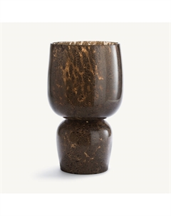 Ваза из стекла с отражающим эффектом Remus каштановый Am.pm.