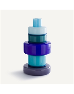 Ваза из выдувного стекла с 5 кольцами В32 см Maveo разноцветный Am.pm.