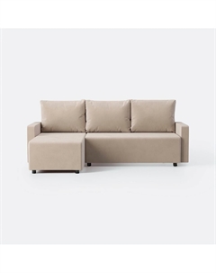 Диван угловой для современных интерьеров цвета шампань бежевый So'home