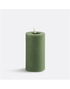 Свеча светодиодная с текстурированной поверхностью В15 см Caspar зеленый La redoute interieurs