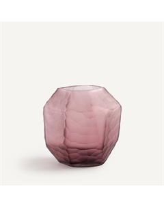Ваза из матового стекла винного цвета Zenka розовый Am.pm.