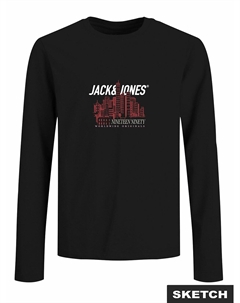 Лонгслив 10-16 лет черный Jack & jones junior