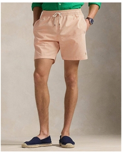 Шорты пляжные из тонкой полосатой ткани оранжевый Polo ralph lauren