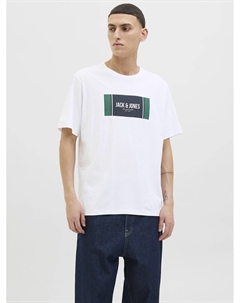 Футболка с короткими рукавами Hayato белый Jack & jones