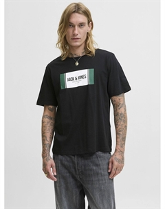 Футболка с короткими рукавами Hayato черный Jack & jones