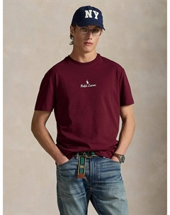 Футболка Classic Fit из джерси с логотипом красный Polo ralph lauren