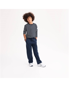 Брюки-джоггеры из мольтона синий La redoute collections