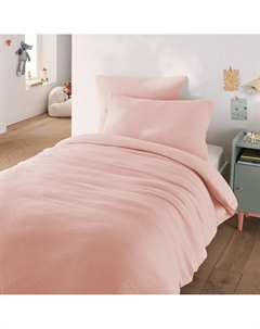 Детская наволочка газстираный хлопок Kumco розовый La redoute interieurs