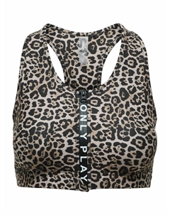 Спортивный бюстгальтер на молнии Daisy каштановый Only play