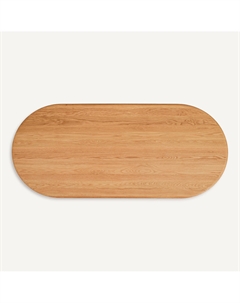 Овальная столешница из дуба Д220 см Ovalo бежевый Am.pm.