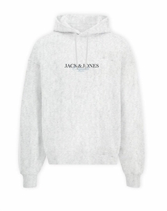 Толстовка с капюшоном JORBILLYBURG белый Jack & jones