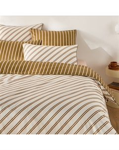 Пододеяльник из сатина Georgio Absinthe бежевый La redoute interieurs