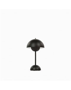 Настольный светильник из металла диаметр 16 черный So'home