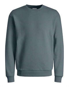 Свитшот с круглым вырезом синий Jack & jones