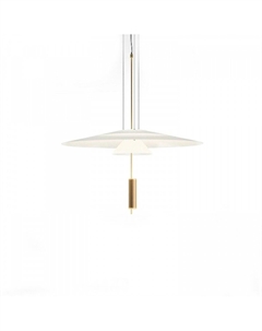 Подвесной светильник из алюминия и акрила диаметр 70 белый So'home