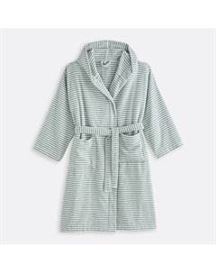 Халат с капюшоном из махровой ткани 400 гм Malo зеленый La redoute interieurs