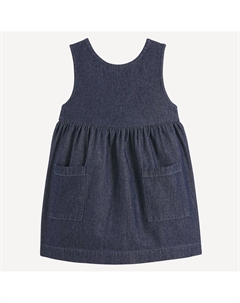 Платье расклешенное без рукавов синий La redoute collections