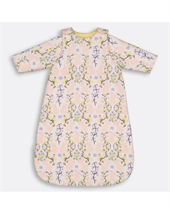 Зимний конверт для новорожденных из хлопкового велюрового материала Petits Lapins бежевый La redoute interieurs