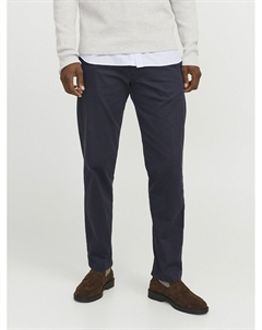 Брюки-чино стретч синий Jack & jones