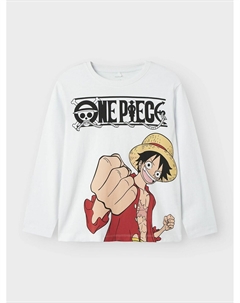 Футболка с длинными рукавами One Piece белый Name it