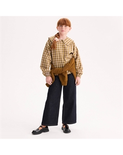 Рубашка в клетку виши длинные рукава зеленый La redoute collections