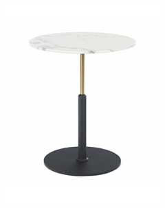 Стол кофейный из стали диаметр 50 черный Laredoute