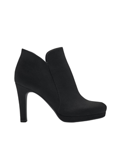 Ботинки на каблуке черный Tamaris