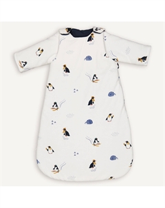 Зимний конверт для новорожденного из хлопкового велюрового материала Solven белый La redoute interieurs