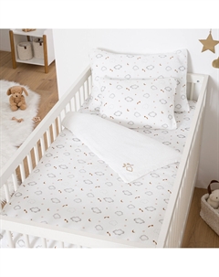 Детский пододеяльник хлопковый муслин Nieva бежевый La redoute interieurs