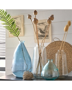 Ваза дам-жан В36 см Izolia синий Laredoute