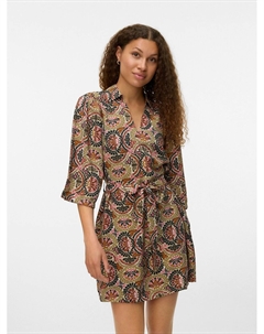 Платье короткое с принтом другие Vero moda