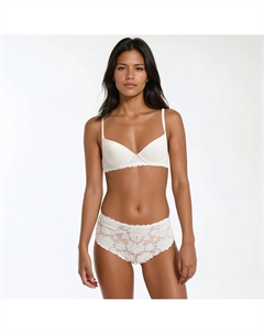 Кружевной бюстгальтер пуш-ап SOLANGE белый Anne weyburn