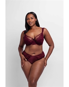 Бюстгальтер LYRA-SATIN красный Dorina