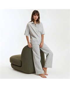 Пижама из поплина в клетку другие La redoute collections